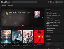 Tablet Screenshot of filmizle5.com
